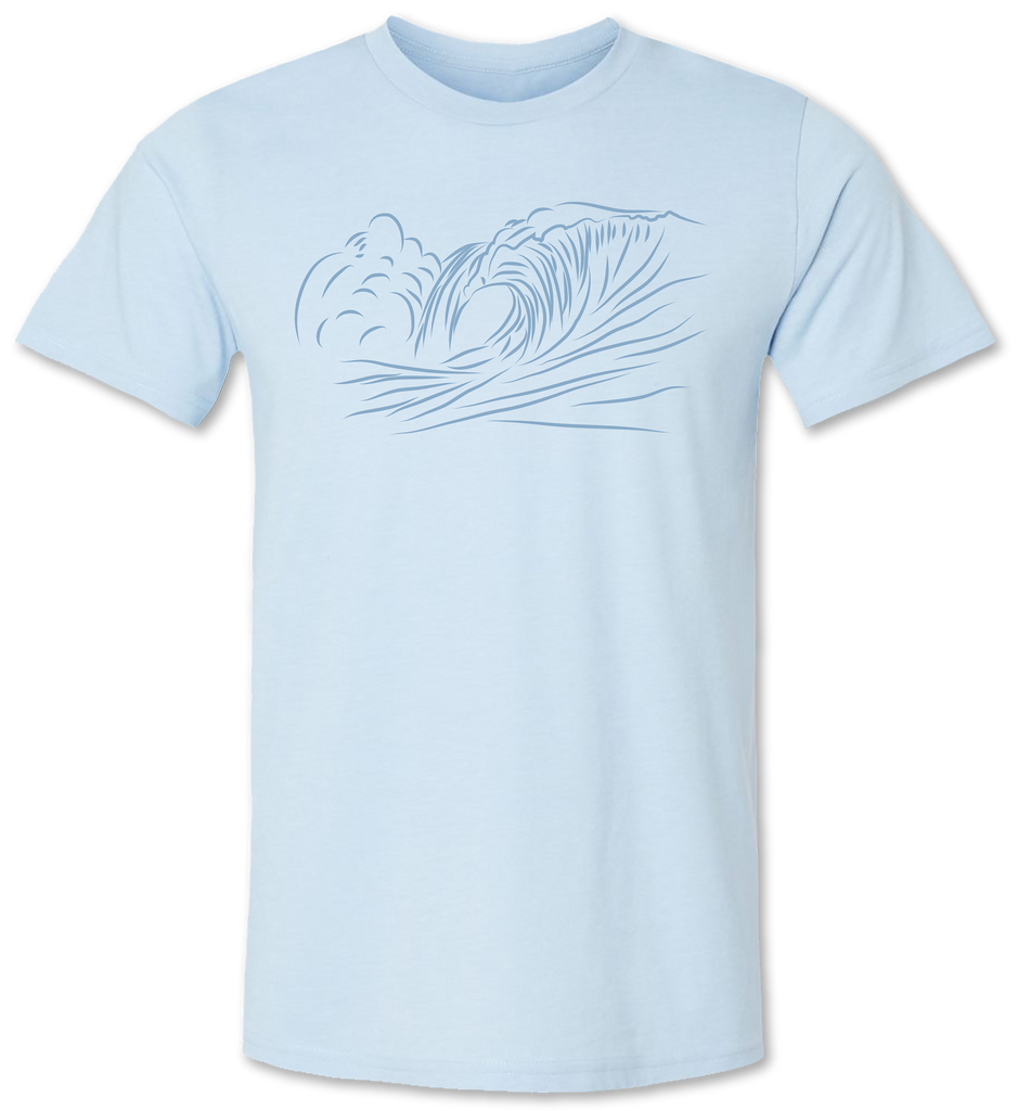 Handsome wave on a premium tee shirt for men and women 