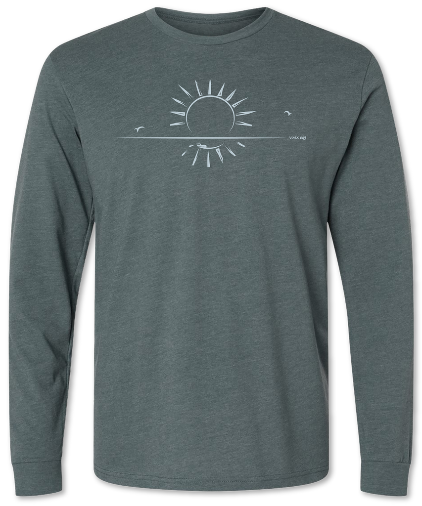 Unique sunshine on a quality long sleeve tee shirt for men and women