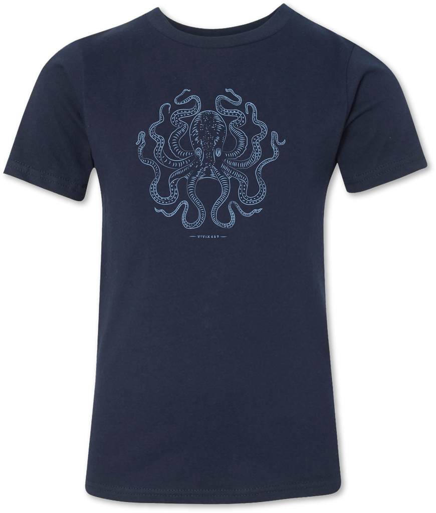 Unique octopus tee shirt for children