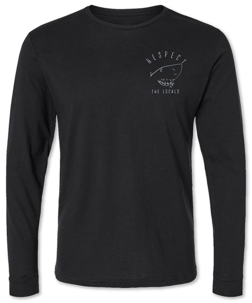 Fun and unique hand drawn shark on a premium long sleeve for men’s. 